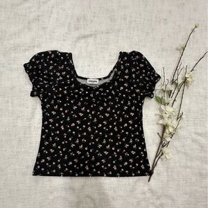 RSQ Girls Ditsy Puff Sleeve Top size kids x-large